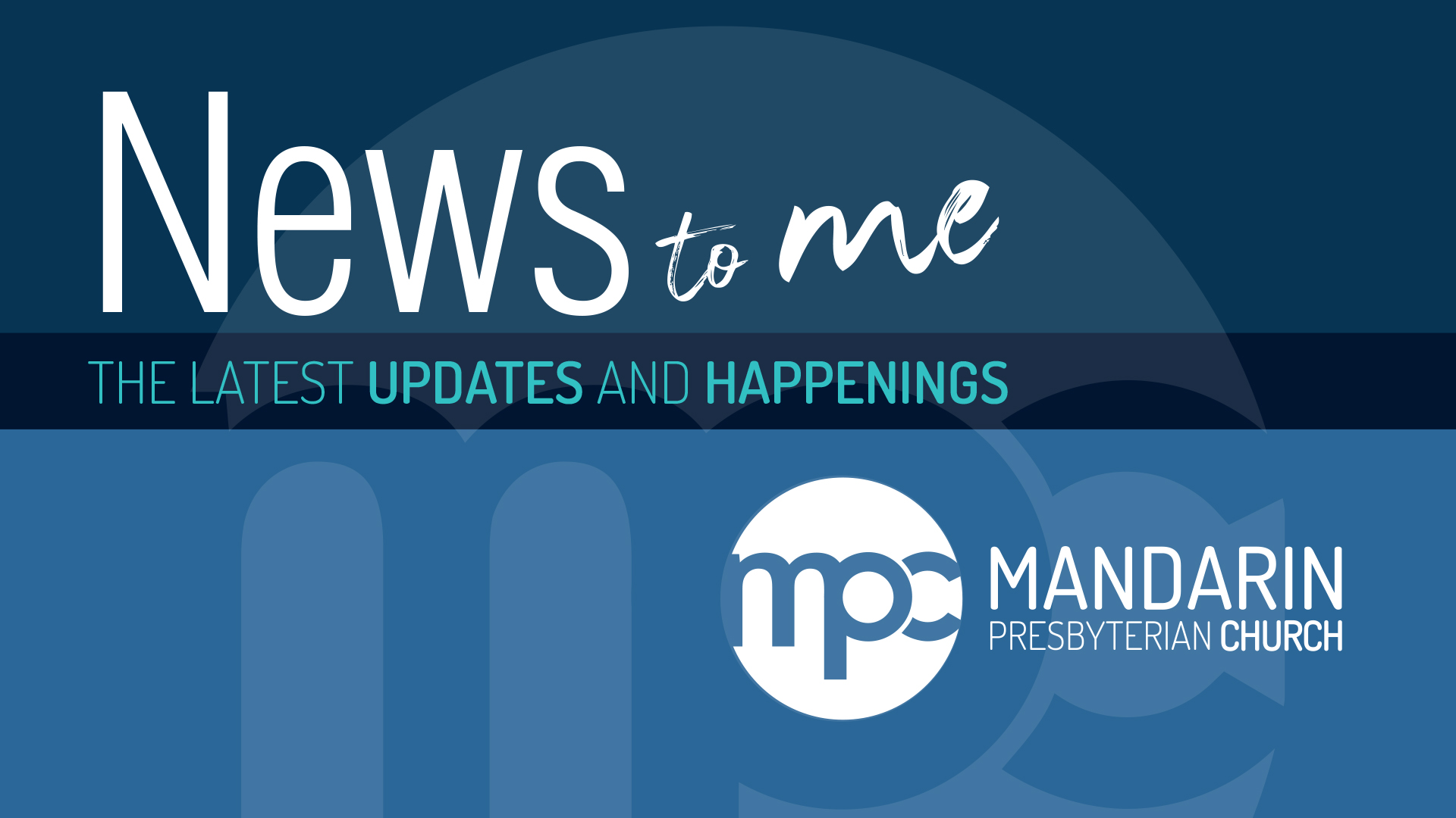 Get our MPC E-mail Newsletter!

Sign up for our weekly e-news, 'News to Me,' for MPC's latest updates and happenings. 
